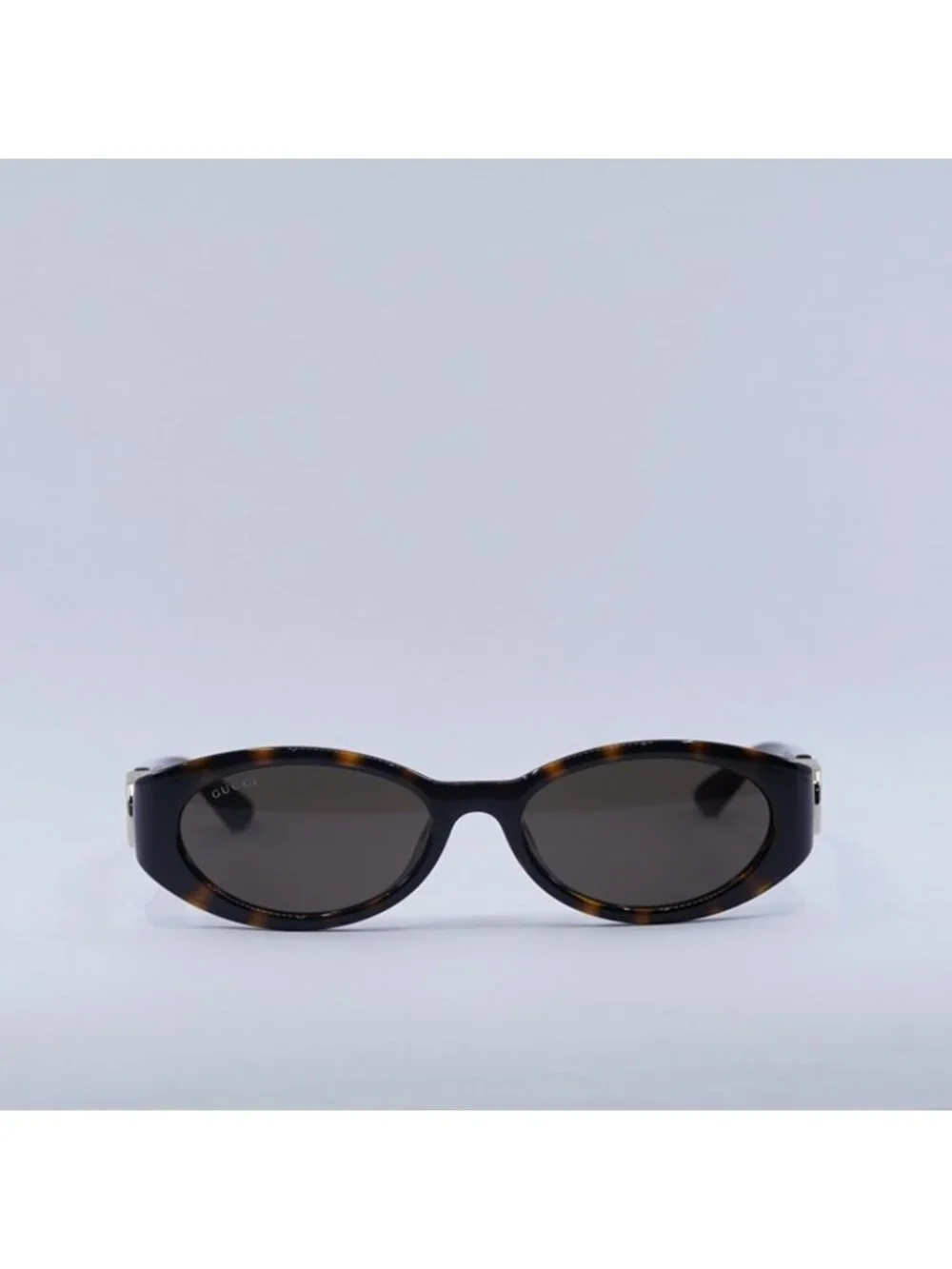 Gucci GG1662SA 002 Sunglasses Havana Oval Frame, Brown Lenses